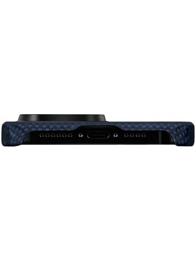 Чехол Pitaka StarPeak MagEZ 4 для iPhone 15 Pro Max Синий