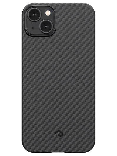 Клип-кейс для iPhone 15 Plus Pitaka MagEZ Case 4 узкое плетение Черный Клип-кейс для iPhone 15 Plus Pitaka MagEZ Case 4 узкое плетение Черный