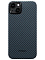 Клип-кейс для iPhone 15 Pitaka MagEZ Case 4 узкое плетение Синий