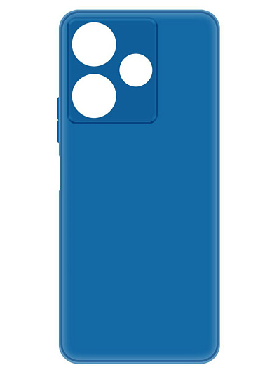 Клип-кейс для Xiaomi Redmi 13/Poco M6 4G Krutoff Silicone Case Синий Клип-кейс для Xiaomi Redmi 13/Poco M6 4G Krutoff Silicone Case Синий