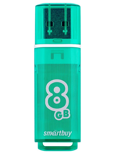 USB-флеш-накопитель 8 Gb SmartBuy Glossy Зеленый