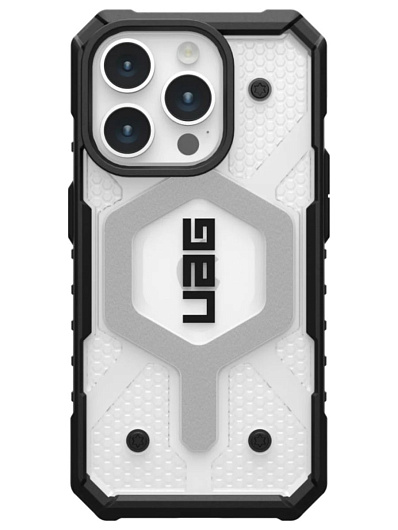 Клип-кейс для Apple iPhone 15 Pro Max UAG Pathfinder с поддержкой Magsafe Белый Клип-кейс для Apple iPhone 15 Pro Max UAG Pathfinder с поддержкой Magsafe Белый