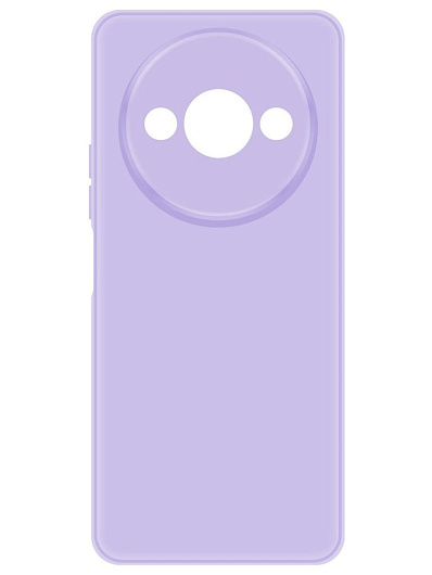 Клип-кейс Krutoff Silicone Case для Xiaomi Redmi A3/Poco C61 Фиолетовый Клип-кейс Krutoff Silicone Case для Xiaomi Redmi A3/Poco C61 Фиолетовый