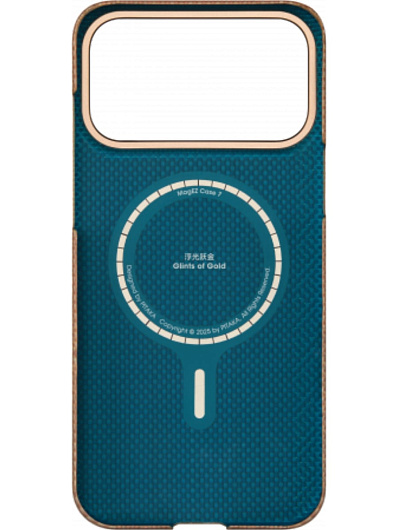 Клип-кейс iPhone 17 Pro Pitaka Edge Ultra Slim Case Золотой