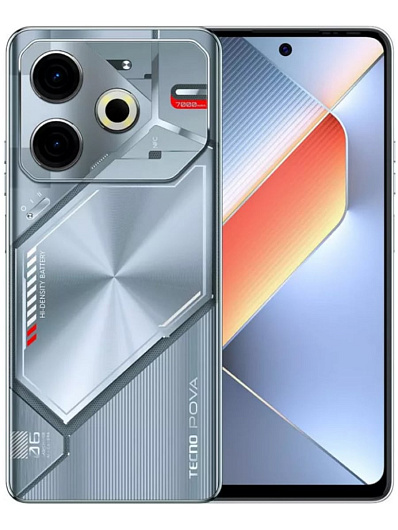 Смартфон Tecno POVA 6 Neo 8/128 Гб Серебряный