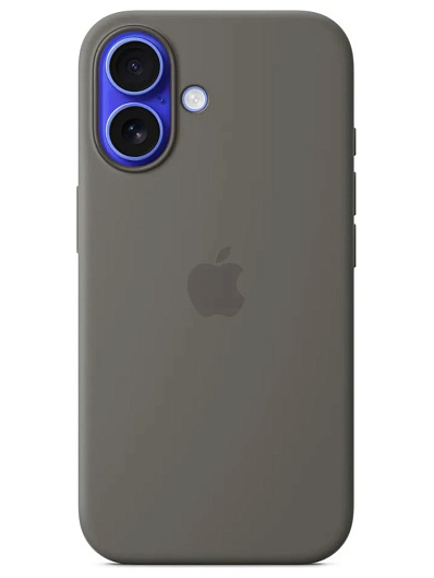 Клип-кейс для iPhone 16 Silicone Case Soft Touch Коричневый