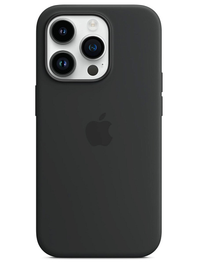 Клип-кейс iPhone 14 Pro Silicone Case Soft Touch Черный Клип-кейс iPhone 14 Pro Silicone Case Soft Touch Черный