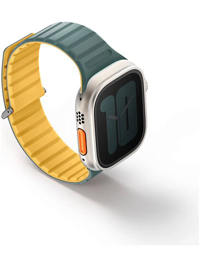 Ремешок для Apple Watch 42/44/45/49 Uniq Revix Evo Зеленый