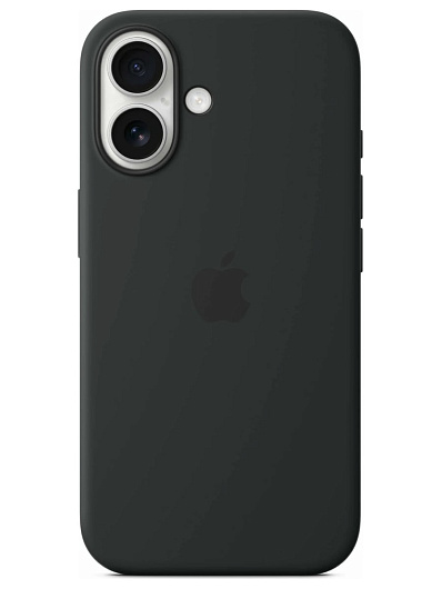 Клип-кейс для iPhone 16 Silicone Case Soft Touch Черный Клип-кейс для iPhone 16 Silicone Case Soft Touch Черный