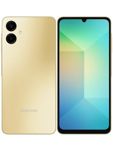 Смартфон Samsung SM-A065 Galaxy A06 4/64 Гб Золотой Смартфон Samsung SM-A065 Galaxy A06 4/64 Гб Золотой