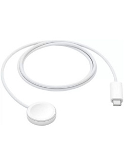 Кабель для зарядки Apple Watch USB Type-C с магнитным креплением Белый