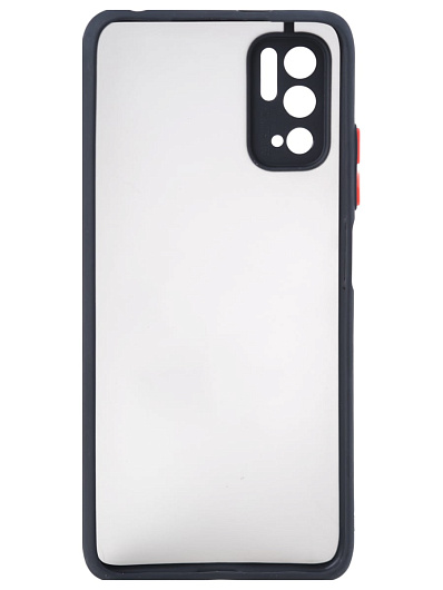 Клип-кейс Xiaomi Redmi Note 10Т/Poco M3 Hard case Черный