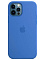 Клип-кейс iPhone 12/12 Pro Silicone Case Soft Touch Синий