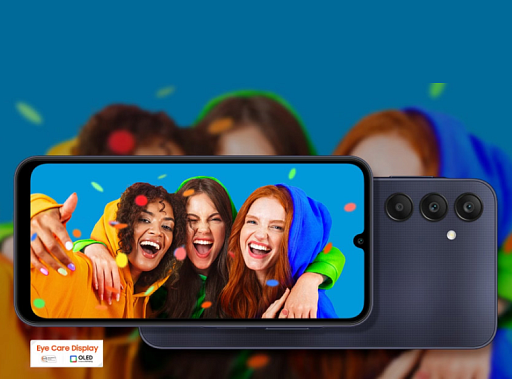 Смартфон Samsung SM-A256 Galaxy A25 6/128 Гб Голубой