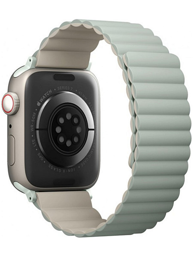 Ремешок для Apple Watch 49/45/44/42 Uniq Revix Бежевый
