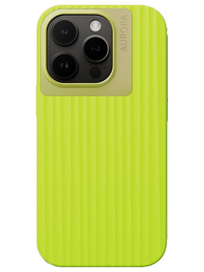 Клип-кейс для iPhone 15 Pro Max Gurdini Aurora Case с поддержкой Magsafe Зеленый Клип-кейс для iPhone 15 Pro Max Gurdini Aurora Case с поддержкой Magsafe Зеленый