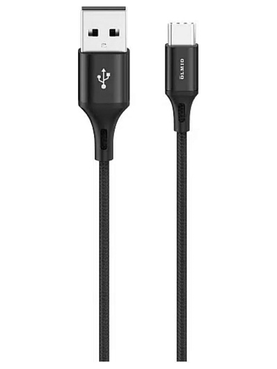 Кабель USB - Type-C OLMIO 1.2м, 2.1A Черный Кабель USB - Type-C OLMIO 1.2м, 2.1A Черный