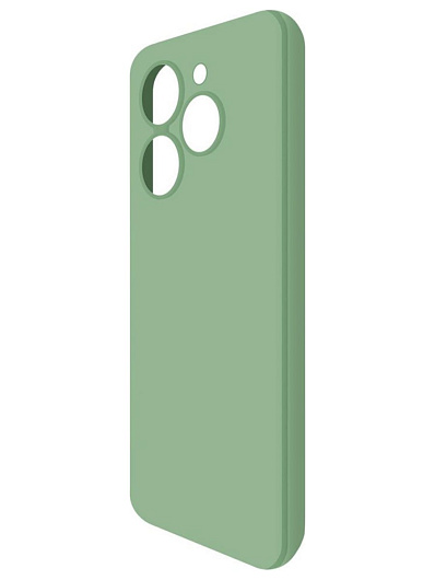 Клип-кейс Krutoff Silicone Case для Tecno Spark 20C/Go 2024 Зеленый