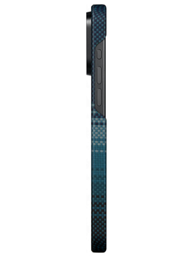 Чехол Pitaka Fusion Weaving MagEZ 5 для iPhone 15 Pro Синий
