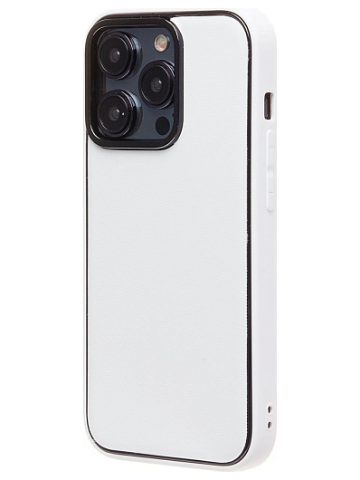 Клип-кейс для Apple iPhone 14 Pro экокожа Белый