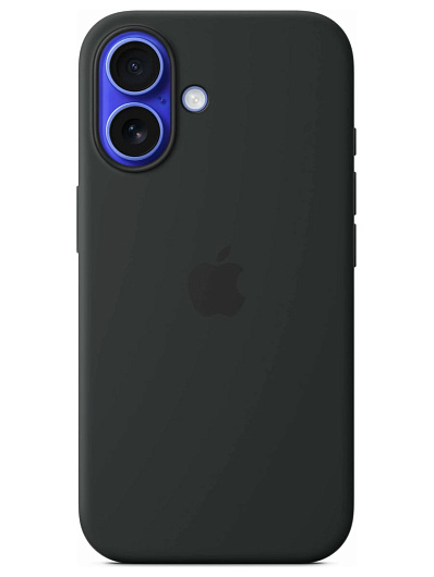 Клип-кейс для iPhone 16 Silicone Case Soft Touch Черный