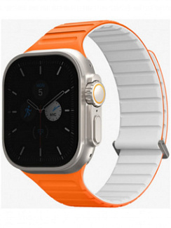 Ремешок для Apple Watch 42/44/45/49 Uniq Revix Evo Оранжевый