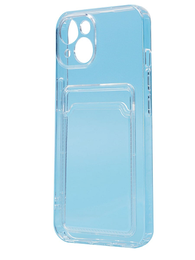 Клип-кейс для iPhone 14 с картхолдером SC276 Прозрачный