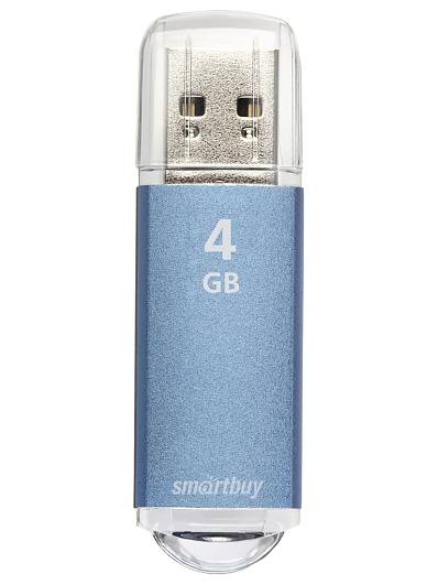 Память USB Flash Smartbuy V-Cut 4 ГБ Голубой Память USB Flash Smartbuy V-Cut 4 ГБ Голубой