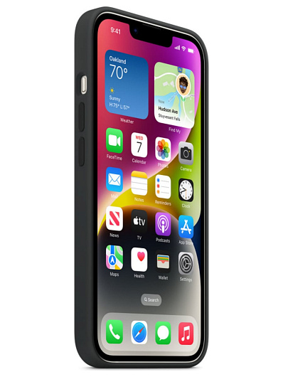 Клип-кейс iPhone 14 Silicone Case Soft Touch Черный