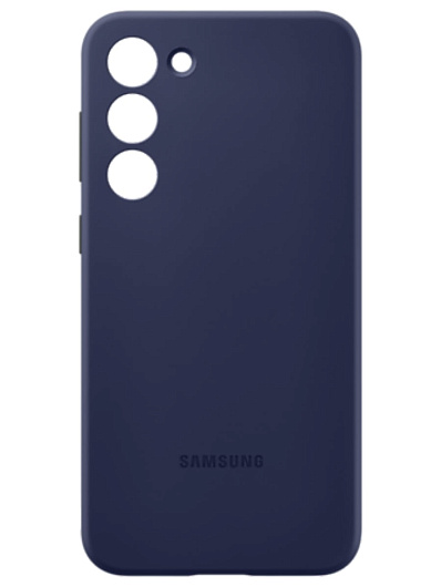 Клип-кейс для Samsung Galaxy S23+ (SM-G916) Silicone Case Синий Клип-кейс для Samsung Galaxy S23+ (SM-G916) Silicone Case Синий