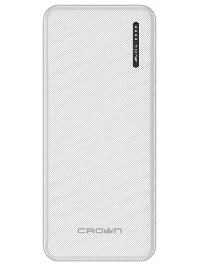 Внешний аккумулятор 5000 mAh CrownMicro CMPB-5000 Белый Внешний аккумулятор 5000 mAh CrownMicro CMPB-5000 Белый