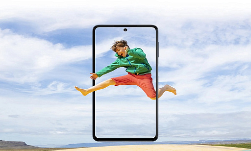 Смартфон Samsung SM-M526B Galaxy M52 128 Гб Синий