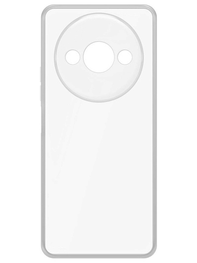 Клип-кейс Krutoff Clear Case для Xiaomi Redmi A3/Poco C61 Прозрачный Клип-кейс Krutoff Clear Case для Xiaomi Redmi A3/Poco C61 Прозрачный