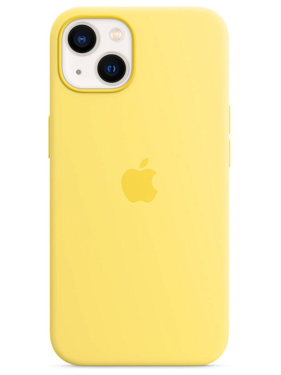 Клип-кейс для Apple iPhone 13 Silicone Case Soft Touch Желтый Клип-кейс для Apple iPhone 13 Silicone Case Soft Touch Желтый