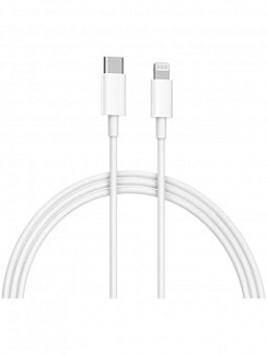 Кабель Xiaomi USB-C - Lightning 1 м Белый