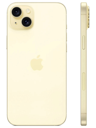 Смартфон Apple iPhone 15 Plus 128 Гб Желтый