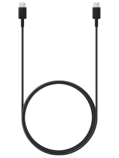 Кабель Samsung USB Type-C - USB Type-C, 60 Вт, 1.8 м Черный Кабель Samsung USB Type-C - USB Type-C, 60 Вт, 1.8 м Черный