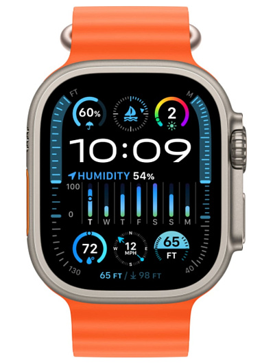Смарт-часы Apple Watch Ultra 2 Ocean Band 49mm Оранжевый