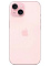 Смартфон Apple iPhone 15 256 Гб Розовый