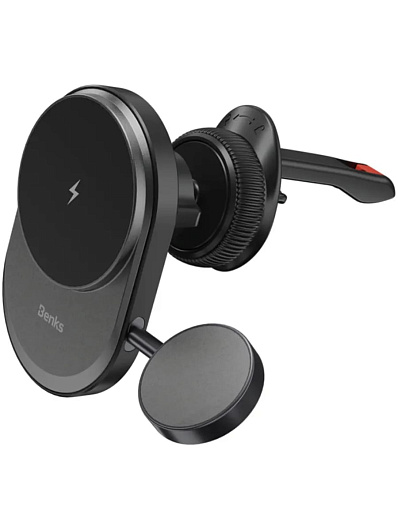 Автодержатель для смартфонов Benks CZ06 15 W Черный