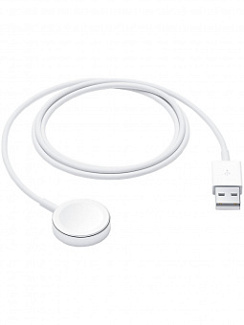Кабель Apple USB с магнитным креплением для зарядки Apple Watch 1 м Белый