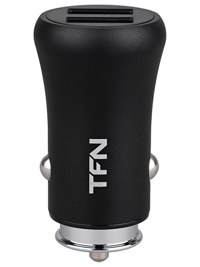 Автомобильное зарядное устройство TFN RAPID 2xUSB Черный