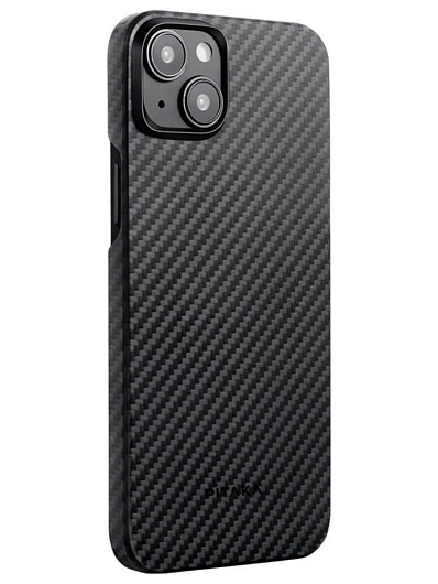 Клип-кейс для iPhone 15 Pitaka MagEZ Case 4 узкое плетение Черный
