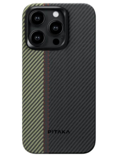 Клип-кейс для iPhone 15 Pro Pitaka MagEZ Case 4 Overture Черный