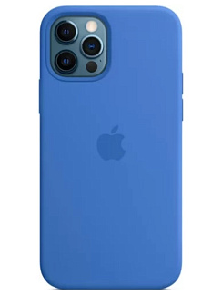 Клип-кейс iPhone 12/12 Pro Silicone Case Soft Touch Синий