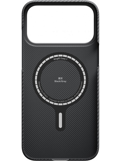 Клип-кейс iPhone 17 Pro Pitaka Ultra Slim Case Черный