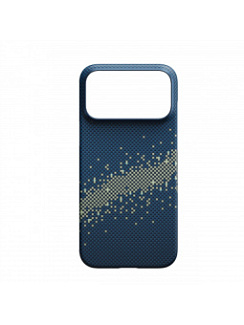 Клип-кейс iPhone 17 Pro Max Pitaka Milky Way Galaxy Синий