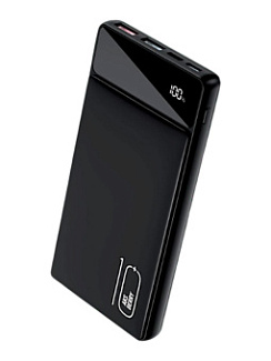 Внешний аккумулятор 10000mAh Aksberry E101 Черный