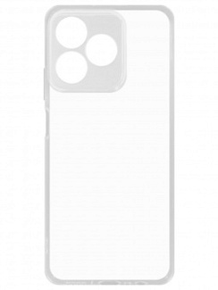 Клип-кейс Krutoff Clear Case для Realme Note 50/C51/C53/C61 Прозрачный