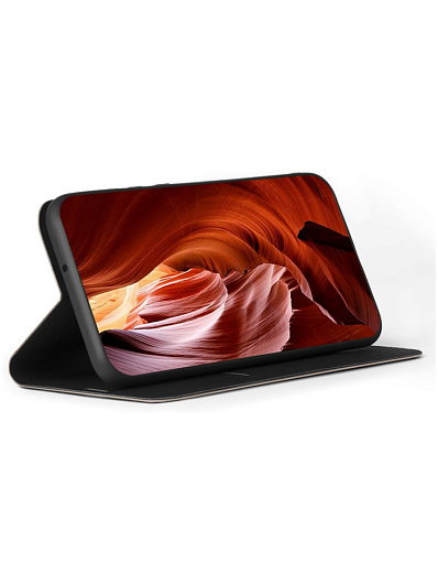 Чехол-книжка Realme C21y Атлант Pro Gresso Черный